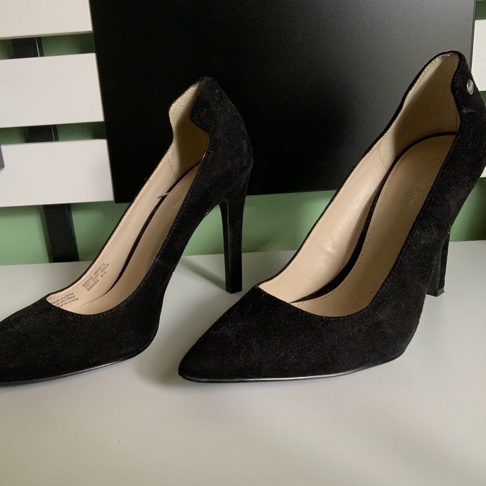 Calvin Klein Suede Pumps